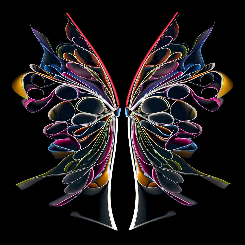 Butterfly 2 — artwork by Cara Barer.