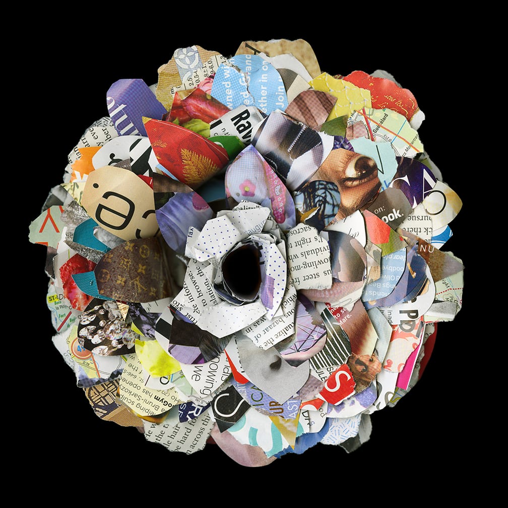 Detritus Recycled — artwork by Cara Barer.
