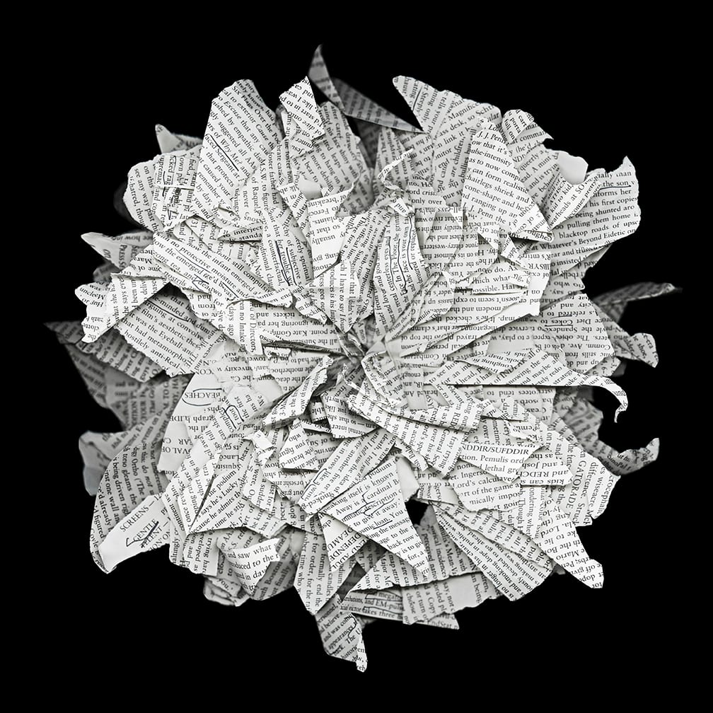 Freeform Origami — artwork by Cara Barer.