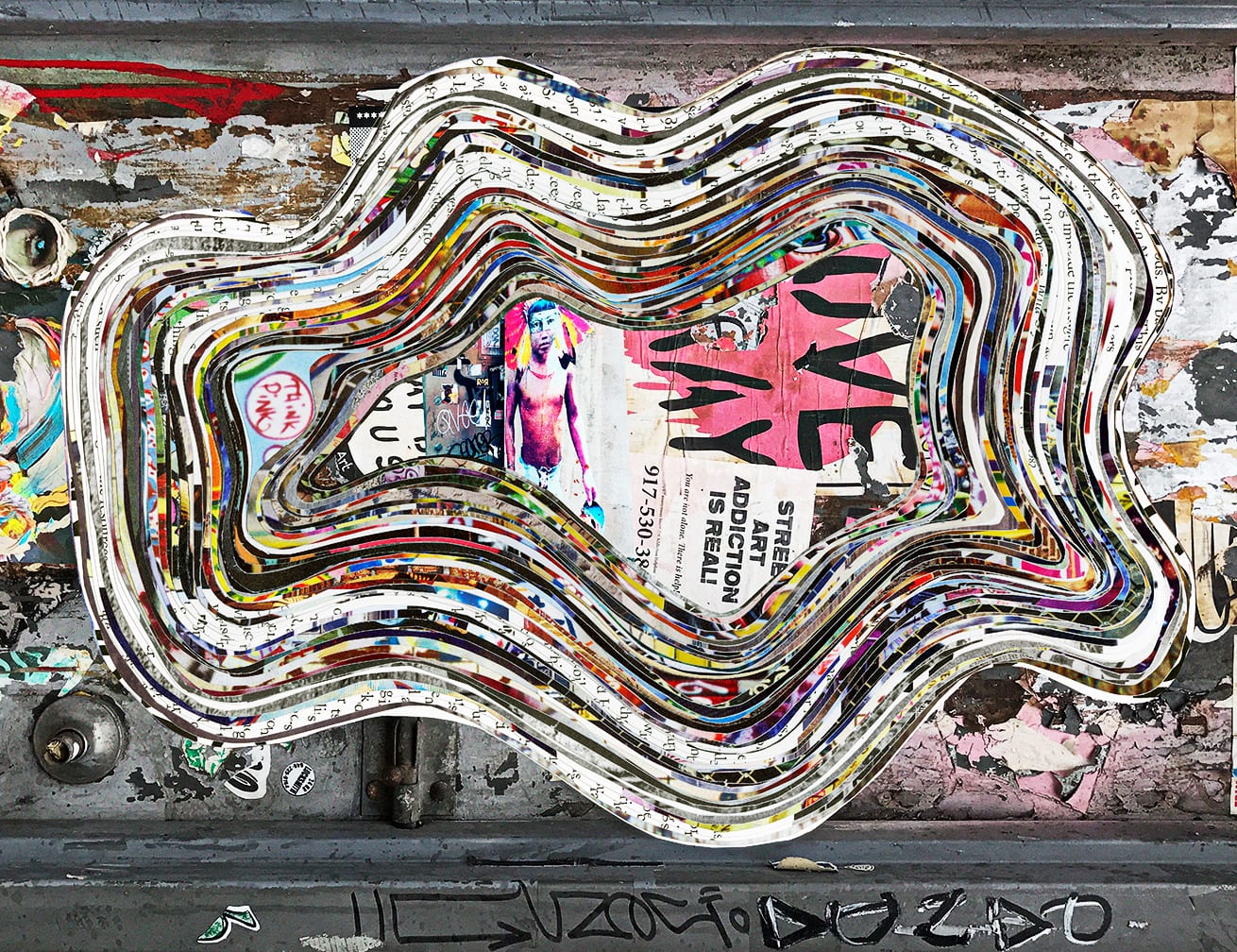 Writing on the Wall — artwork by Cara Barer.